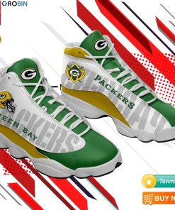 Green Bay Packers Team Football Team Sneakers Jordan 13 Shoes