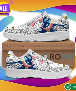 Greninja Air Force Sneakers Pokemon NAF Shoes