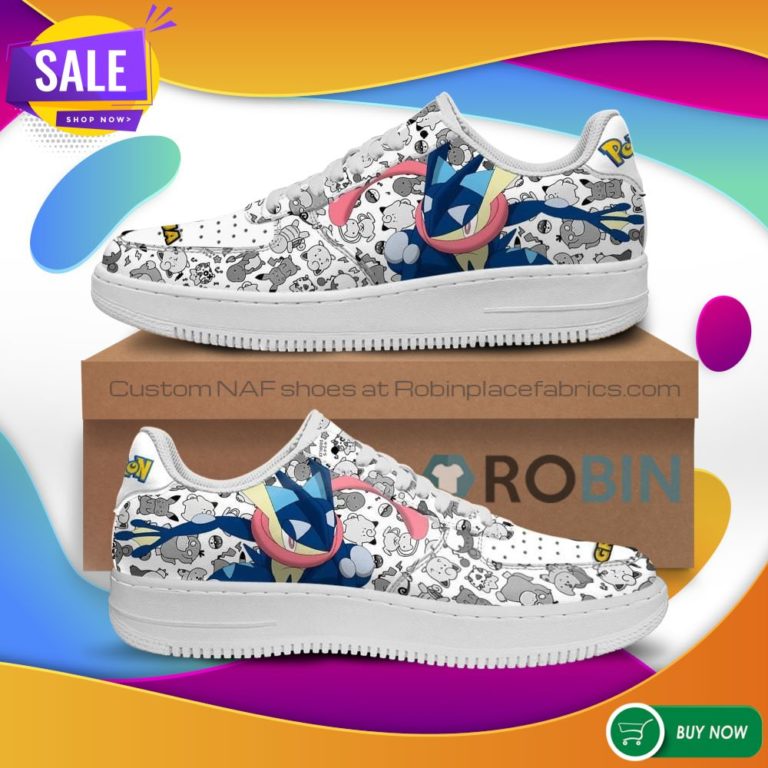 Greninja Air Force Sneakers Pokemon NAF Shoes
