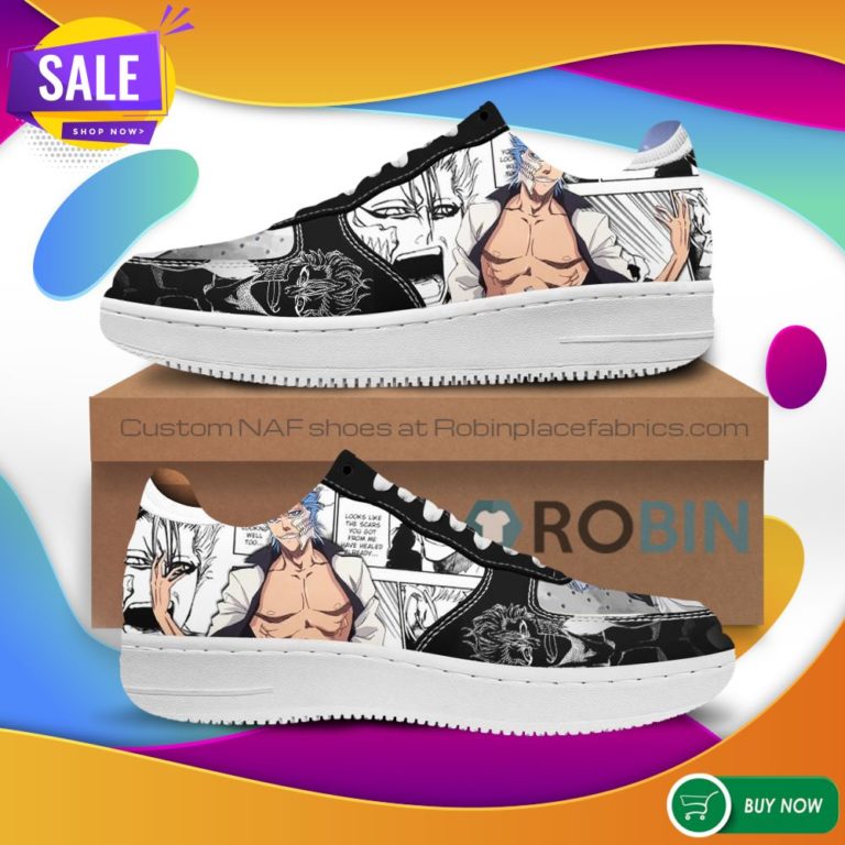 Grimmjow Air Force Sneakers Bleach Anime NAF Shoes