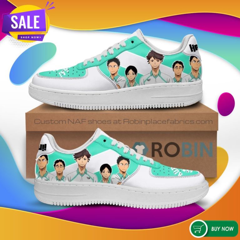 Haikyuu Aobajohsai High Air Force Sneakers Team Haikyuu Anime NAF Shoes