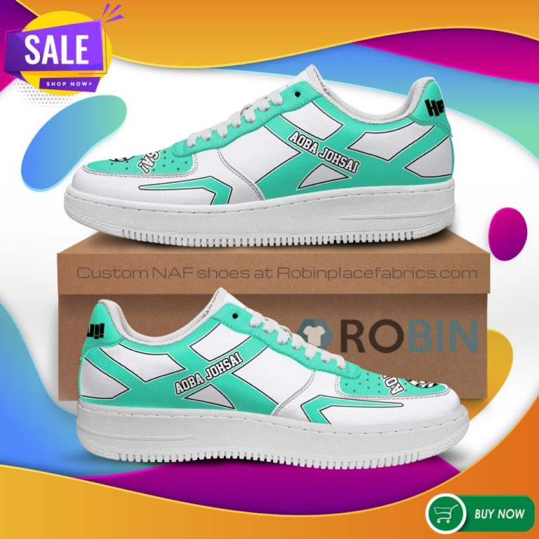 Haikyuu Aobajohsai High Air Force Sneakers Uniform Haikyuu Anime NAF Shoes