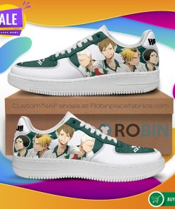 Haikyuu Date Tech High Air Force Sneakers Team Haikyuu Anime NAF Shoes