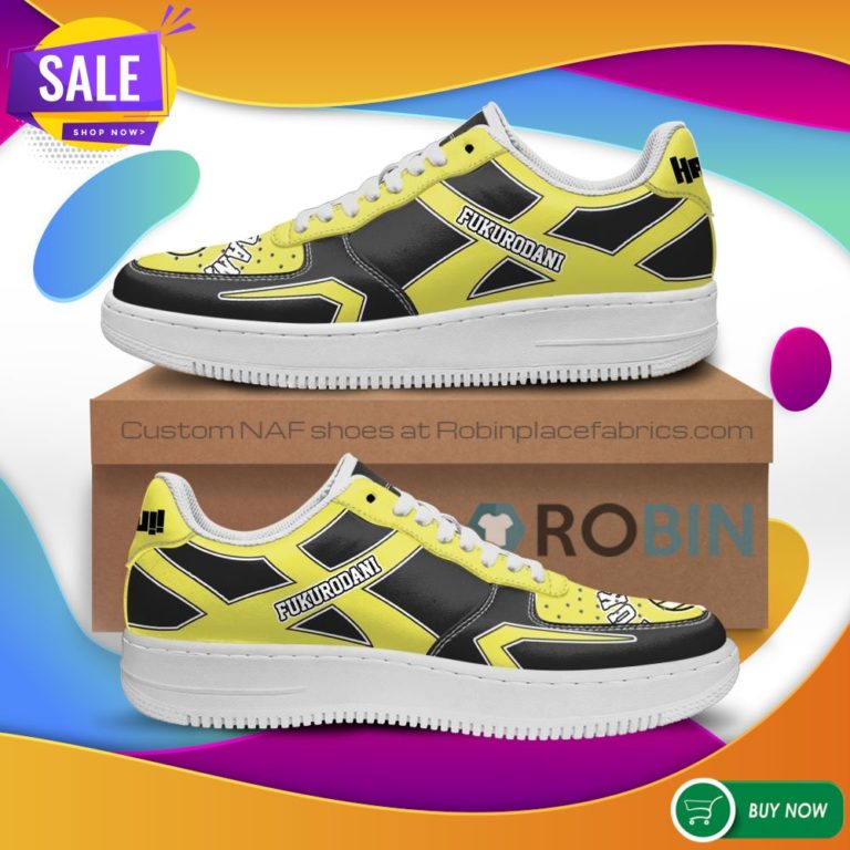 Haikyuu Fukurodani Academy Air Force Sneakers Uniform Haikyuu Anime NAF Shoes