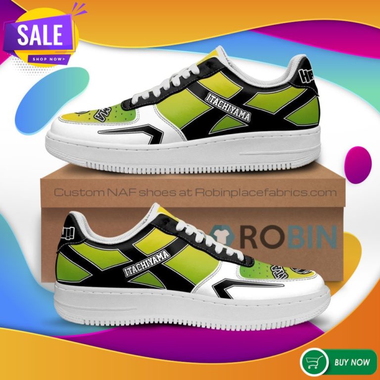 Haikyuu Itachiyama Academy Air Force Sneakers Uniform Haikyuu Anime NAF Shoes