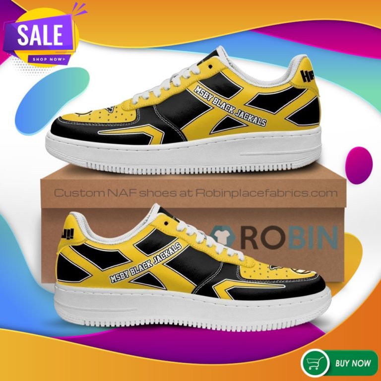 Haikyuu MSBY Black Jackals Air Force Sneakers Uniform Haikyuu Anime NAF Shoes