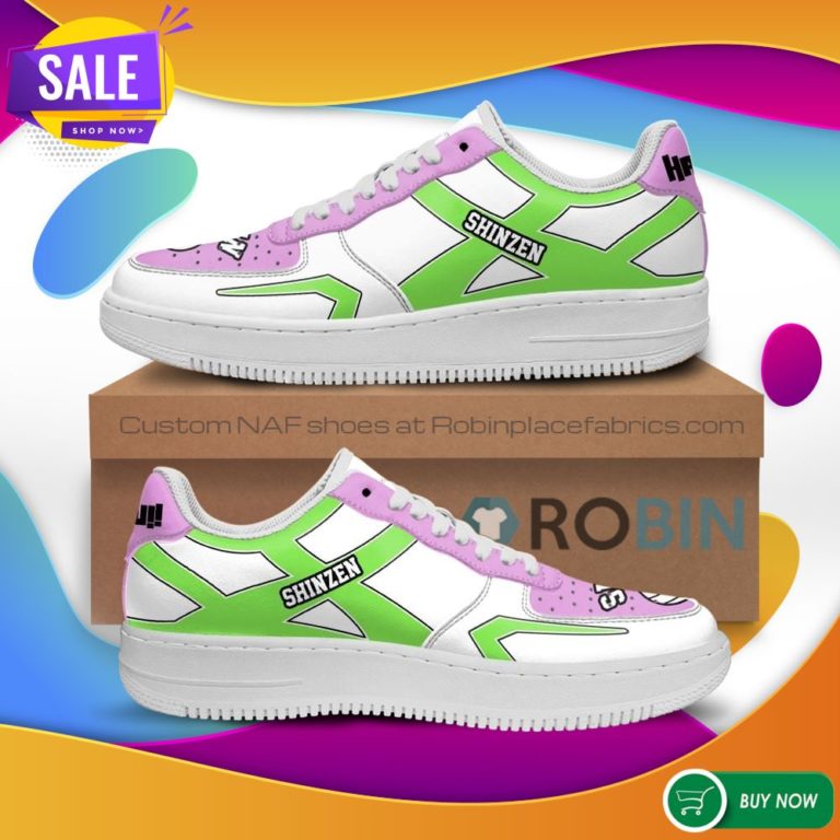 Haikyuu Shinzen High Air Force Sneakers Uniform Haikyuu Anime NAF Shoes