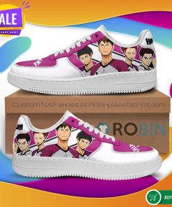 Haikyuu Shiratorizawa Academy Air Force Sneakers Team Haikyuu Anime NAF Shoes