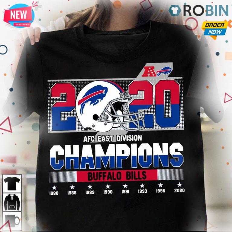 Helmet 2020 Afc East Division Champions Buffalo Bills T Shirt