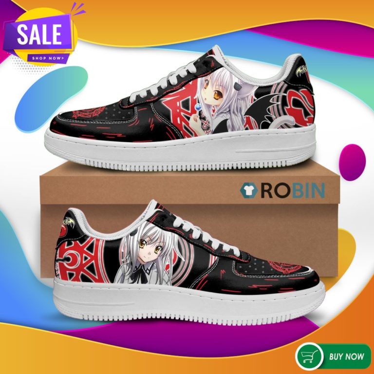High School DxD Koneko Air Force Sneakers _ Custom NAF Shoes