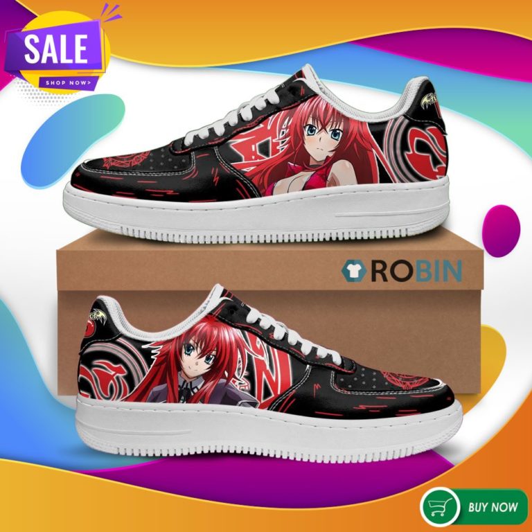 High School DxD Rias Air Force Sneakers _ Custom NAF Shoes