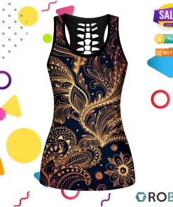 Hippie Mandala Hollow Tanktop and Legging