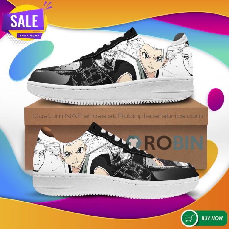 Hitsugaya Air Force Sneakers Bleach Anime NAF Shoes