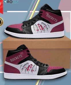 Houston Rockets Shoes – Jordan 1 High Sneaker Houston Rockets Shoes – Jordan 1 High Sneaker