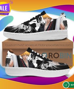 Ichigo Air Force Sneakers Bleach Anime NAF Shoes