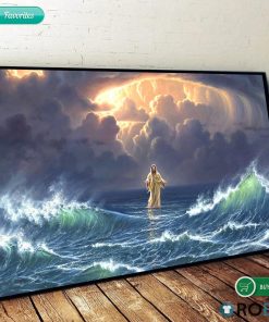 In The Storm Jesus Walked On The Water Poster And Canvas