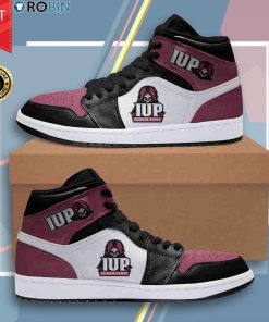 Indiana University Of Pennsylvania Crimson Hawks Shoes – Jordan 1 High Sneaker