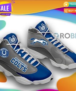 Indianapolis Colts Air Jordan 13 Shoes Football Sneakers Indianapolis Colts Air Jordan 13 Shoes Football Sneakers