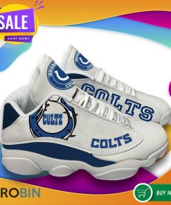 Indianapolis Colts Football Team Air Jordan 13 Sneakers