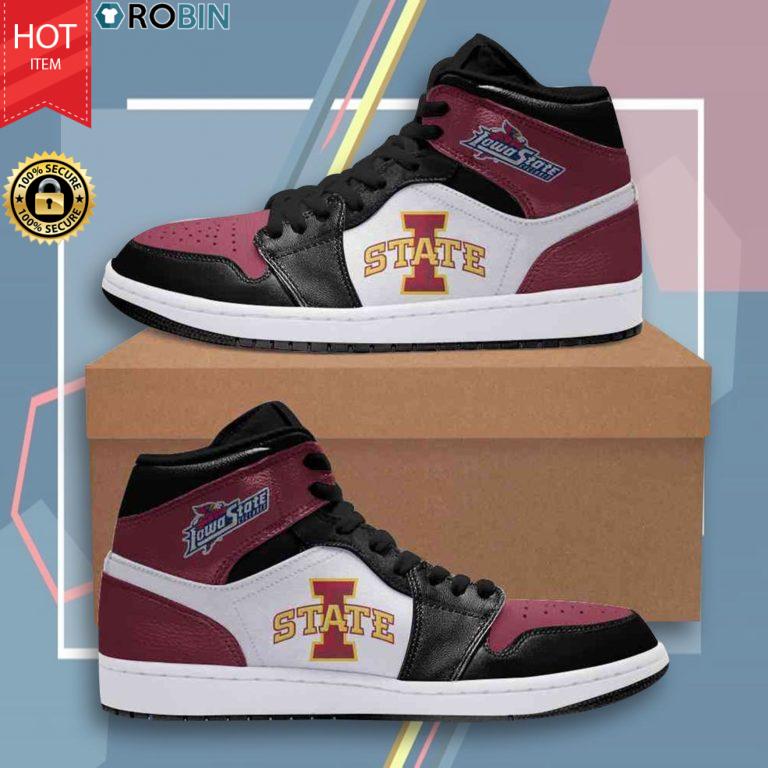 Iowa State Cyclones Ncaa Shoes – Jordan 1 High Sneaker