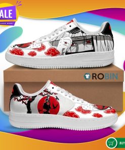 Itachi Akatsuki Air Force Sneakers Naruto  Anime NAF Shoes Itachi Akatsuki Air Force Sneakers Naruto  Anime NAF Shoes