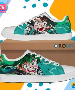 Izuku Midoriya Skate Shoes My Hero Academia Stan Smith Shoes Izuku Midoriya Skate Shoes My Hero Academia Stan Smith Shoes