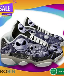 Jack Skellington Shoes Air Jordan 13 Sneakers V