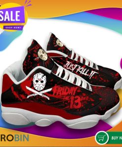 Jason Voorhees Halloween Shoes Air Jordan 13 Sneakers