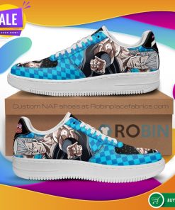 Jean Pierre Polnareff Air Force Sneakers JoJo Anime NAF Shoes