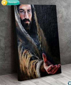 Jesus Reaching Hand Poster and Canvas