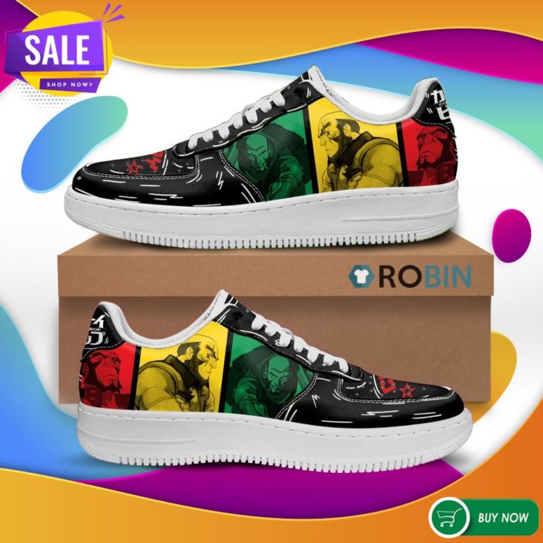 Jet Black Cowboy Bebop Air Force Sneakers  Anime NAF Shoes