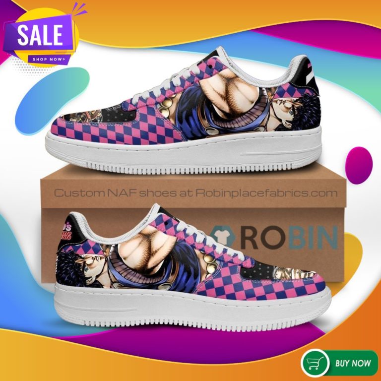 Jonathan Joestar Air Force Sneakers JoJo Anime NAF Shoes