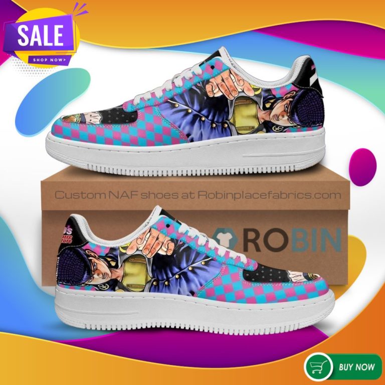 Josuke Higashikata Air Force Sneakers JoJo Anime NAF Shoes