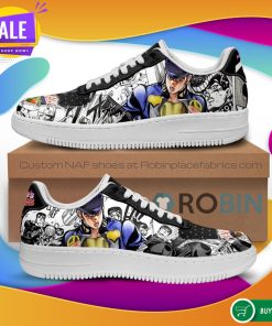 Josuke Higashikata Air Force Sneakers Manga Style JoJo’s Anime NAF Shoes