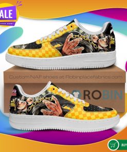 Jotaro Kujo Air Force Sneakers JoJo Anime NAF Shoes