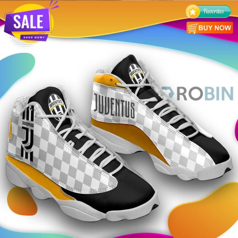 Juventus Air Jordan 13 Sneaker Football Sneakers