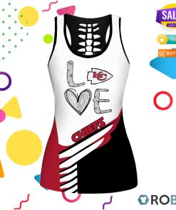 Kansas City Chiefs Love Hollow Tanktop & Legging Set