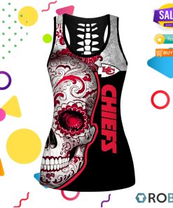 Kansas City Chiefs New Skull Hollow Tanktop & Legging Set
