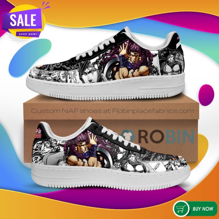 Kars Air Force Sneakers Manga Style JoJo’s Anime NAF Shoes