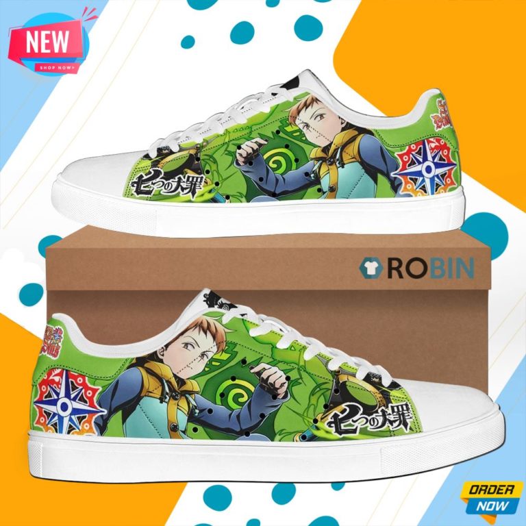 King Skate Shoes The Seven Deadly Sins Anime Custom Sneakers