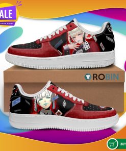 Kirari Momobami Air Force Sneakers Kakegurui Anime Custom NAF Shoes