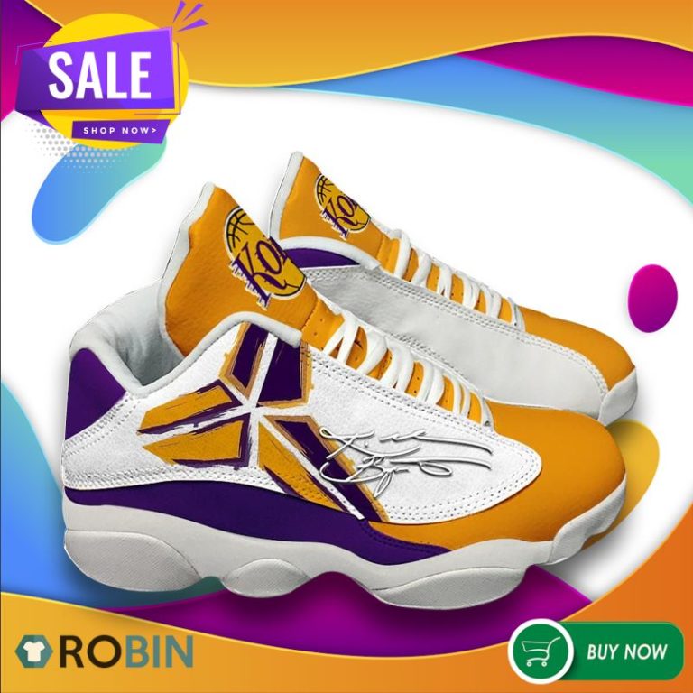 Kobe Bryant Air Jordan 13 Sneakers Los Angeles Lakers Sneakers