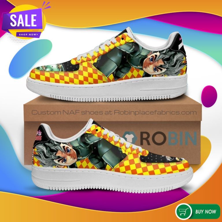 Koichi Hirose Air Force Sneakers JoJo Anime NAF Shoes