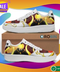 Koro Sensei Air Force Sneakers Assassination Classroom Anime Custom NAF Shoes Koro Sensei Air Force Sneakers Assassination Classroom Anime Custom NAF Shoes
