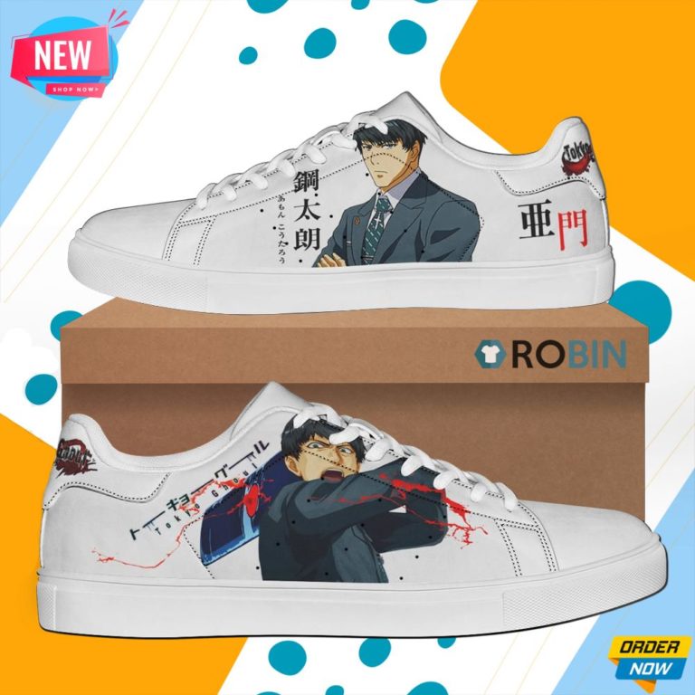 Koutarou Amon Skate Shoes Tokyo Ghoul Stan Smith Shoes