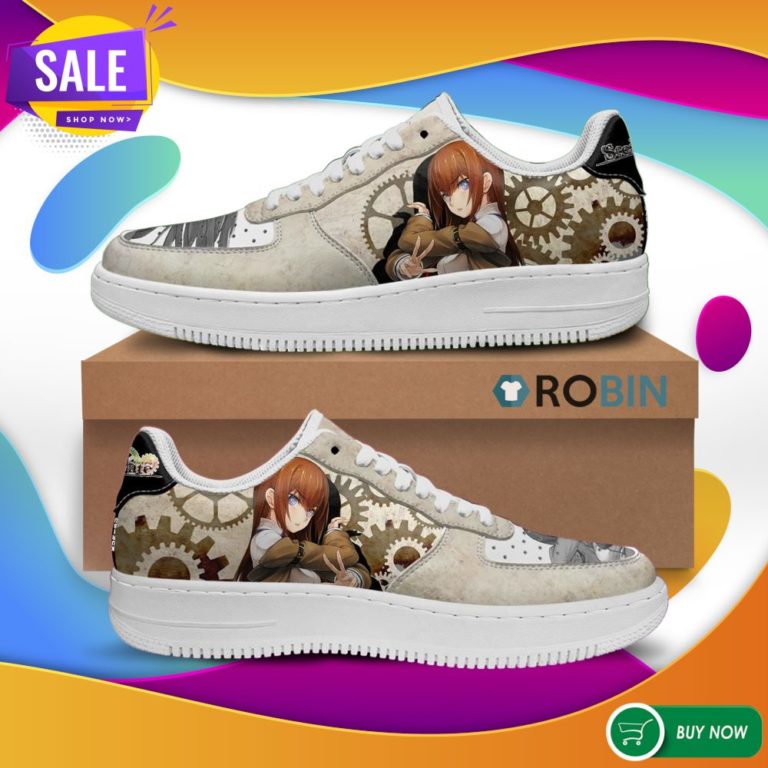 Kurisu Makise Air Force Shoes Steins Gate Anime Sneakers