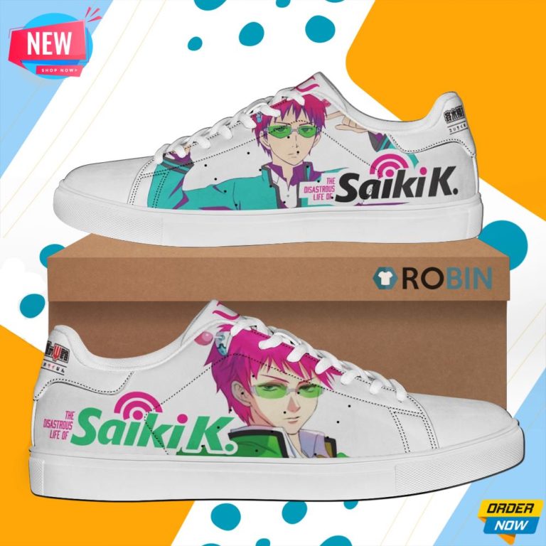 Kusuo Saiki Skate Shoes The Disastrous Life of Saiki K Anime Sneaker