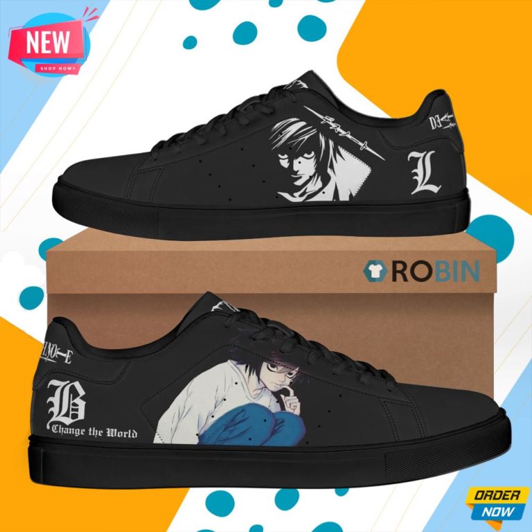 L Lawliet Shoes Death Note Stan Smith Shoes