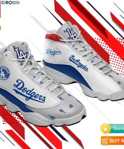 La Dodgers Team Baseball Team Sneakers Jordan 13 Shoes