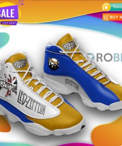 Led Zeppelin Air Jordan 13 Shoes Music Team Sneakers